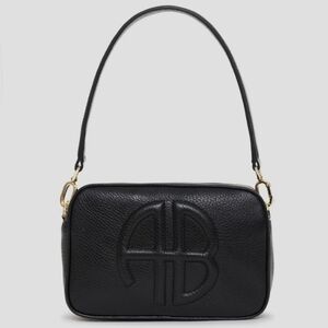 Anine Bing Lili Bag In Black Pebbled